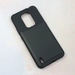 TELEMPIRE Maska za telefon Defender Carbon za Motorola Moto E7 2020 crna
