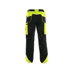 CANIS Radne pantalone do struka Sirius Brighton/ crna/žuta