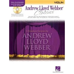 A L. WEBBER note :12 BROADWAY FAVORITES +CD VIOLIN