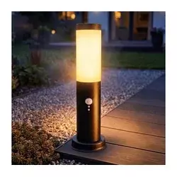 Brilagi - Spoljašnja lampa sa senzorom NOVA 1xE27/15W/230V 40 cm IP44 crna