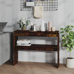 Konzolni stol dimljeni hrast 102x30x80 cm od konstruiranog drva