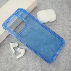 Maska Color Transparent za Honor X6c plava