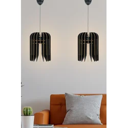 Opviq Luster 211-LS2, 65cm, E27, Crni