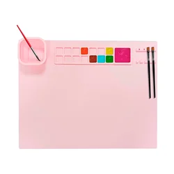 PaintMat, silikonska podloga za ustvarjanje - Modra