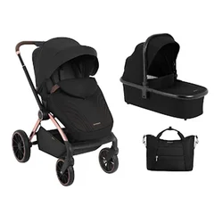 KikkaBoo Kolica Kara 2in1 set sa tvrdom korpom Black (KKB23141)