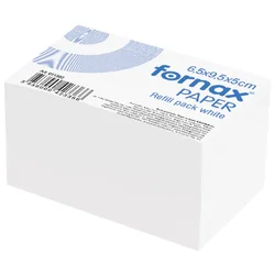 PAPIR ZA KOCKU 6,5X9,5X5CM FORNAX BIJELI