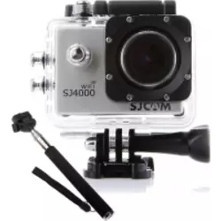 SJCAM sportska kamera s vodootpornim kućištem SJ 4000 WiFi, srebrna