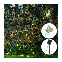 Aigostar - LED solarni niz 102xLED/2x0,7m IP65 topla bela ivy