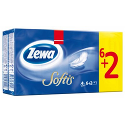 PAPIRNE MARAMICE SOFTIS NEUTRAL 6+2 ZEWA