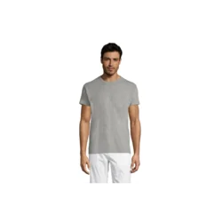 REGENT unisex majica sa kratkim rukavima - Grey melange, XXL