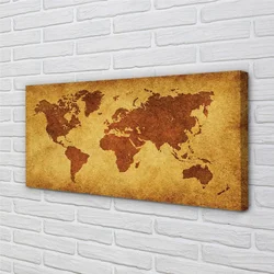 tulup.si Slika na platnu Stara rjava zemljevid 120x60 cm