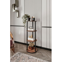 Hanah Home Polica za kuću Bookcase, 30x106x30 cm, Boje oraha