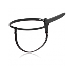 Vibracijski strap-on Fetish Submissive 15cm, črn