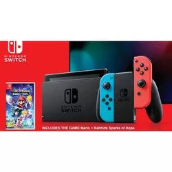 Konzola Nintendo Switch (Red and Blue Joy-Con) + Mario + Rabbids Sparks of Hope