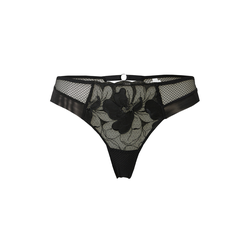 Tanga en tulle et dentelle PETRA NOIR - ETAM
