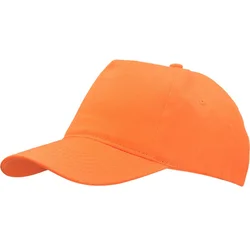 Kapa s šiltom lang basic 5 PROMOCIJA - ORANŽNA