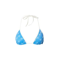 HUGO Bikini zgornji del MONOGRAM modra / bela
