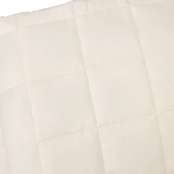 Teška deka svijetla krem 122x183 cm 5 kg od tkanine
