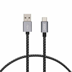 3SIXT USB-C sinhronizacijski in polnilni kabel 0,3m, črn