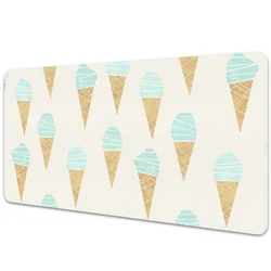Decormat Podloga za pisalno mizo Ice pattern 100x50 cm