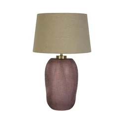 Searchlight EU44652PI - Stona lampa AMETHYST 1xE27/60W/230V