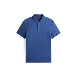 TOMMY HILFIGER Majica LUXURY INTERLOCK modra