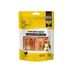 Besta Poslastica za pse Rabbit Ears, Piletina, 80 g