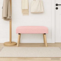 klop Enobarvno Roza 80 x 40 x 46 cm Bouclé