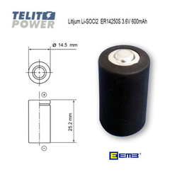 EEMB litijum 3.6V 600mAh ER14250S ( 1709 )