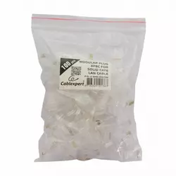 GEMBIRD LC-8P8C-002/100 Modular plug 8P8C 30u gold plated, CAT6 100 u pakovanju RJ45