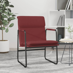 Vidaxl Počivalnik vinsko rdeč 55x64x80 cm umetno usnje