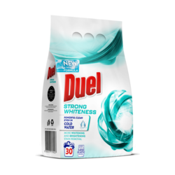 DUEL Praškasti deterdžent Strong Whiteness, 2.7kg