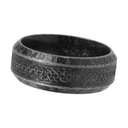 Prstan Nordic Vintage Viking - Black - SS8-R196 retro black