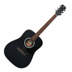 JET JD-255 ACOUSTIC GUITAR BLK