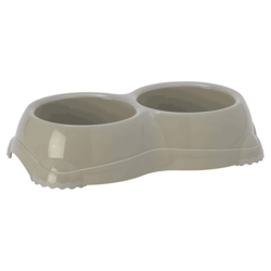 Moderna Dupla posuda Double Smarty Bowl - siva