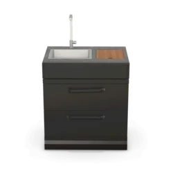 GRLLR Connect Sink Unit s pultom s kamnitim videzom