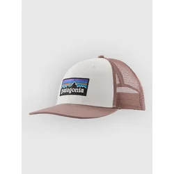 Patagonia P-6 Logo Trucker Cap birch white