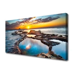 tulup.si Slika na platnu Sea sun landscape 100x50 cm