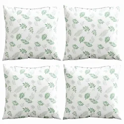Jastučići za raspršenje 4 pcs Uzorak lista 40 x 40 cm Poliester