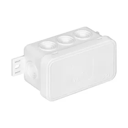 Škatla n/t CLICK, IP54, 8 puš, 80x45x41mm, bela