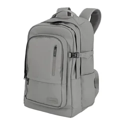 Travelite Basics Backpack Water-repellent Light grey