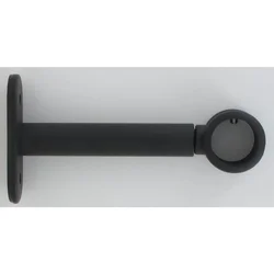 LUANCE Nosač za zavjesu 90mm 2/1 mat crna