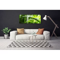 tulup.si Slika na platnu Rastlin trava dew drops 120x60 cm