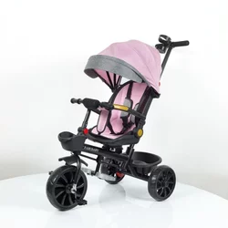 Tricikl za decu sa rotirajućim sedištem I ležećim položajem SM-25202 Roze