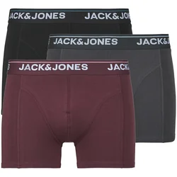 Jack & Jones JACTIMOTHY SOLID TRUNKS X3 Večbarvna