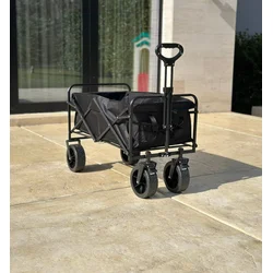 BOLZZ Kolica za plažu hakli, Crna