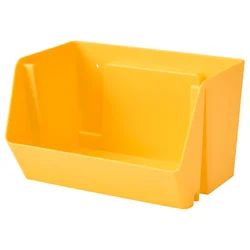 FODERTRAG Organizator za radni sto/zid, jarkožuta, 25x18x15 cm