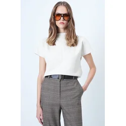 Trend Alacati Stili Ženska bluza Alc-X14615, Krem