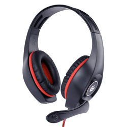 GEMBIRD GHS-05-R Stereo gejmerske slusalice sa mikrofonom+volume kontrolom 3.5mm RED