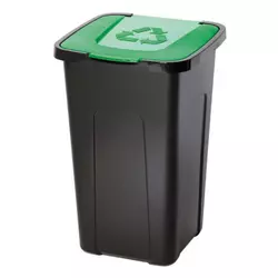 Koš za odpadke REC 50L - zelen pokrov